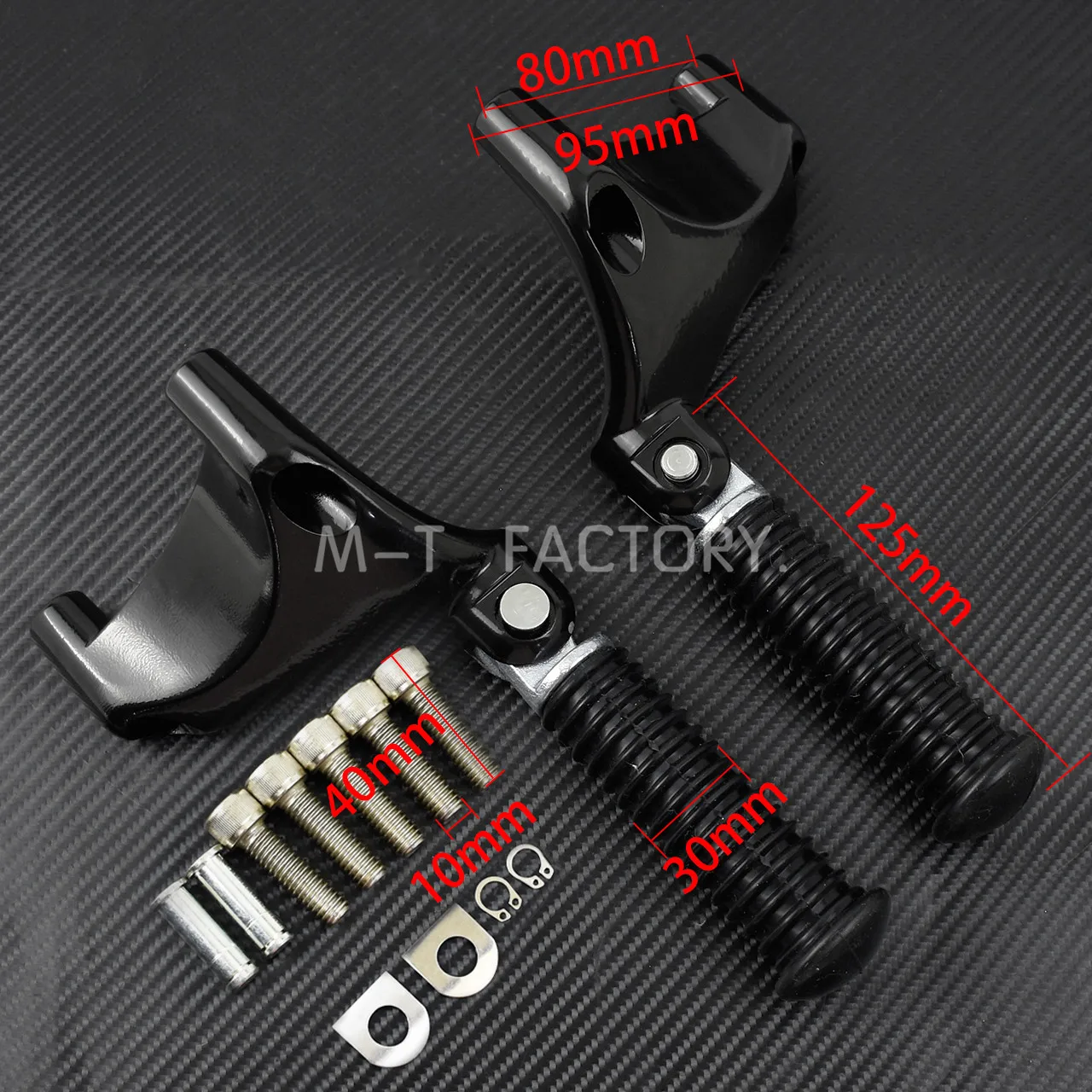 

Motorcycle Rear Passenger Footrests Footpegs Foot Rests Pedal Mount Bracket For Harley Sportster XL 883 1200 2000-2013 Foot Peg