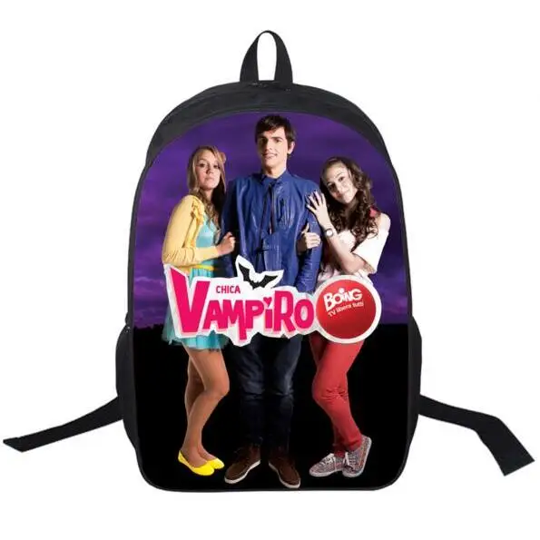 Рюкзак для ТВ-шоу Chica Vampiro / Twilight подростков девочек мальчиков школьные сумки