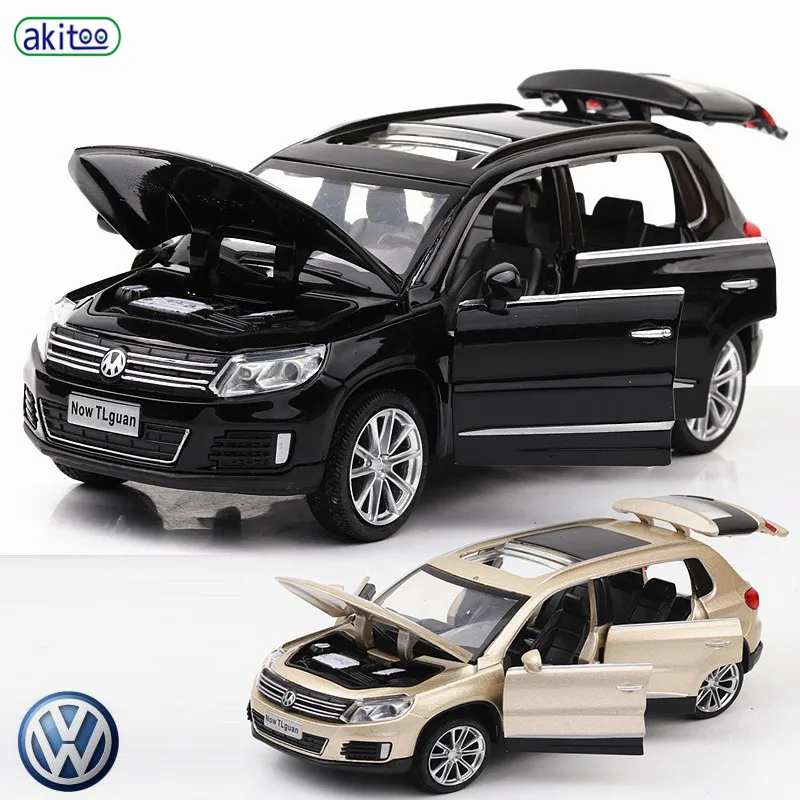 Модель автомобиля akitoo Volkswagen Tiguan из сплава модель с отрывом #2437|Наземный