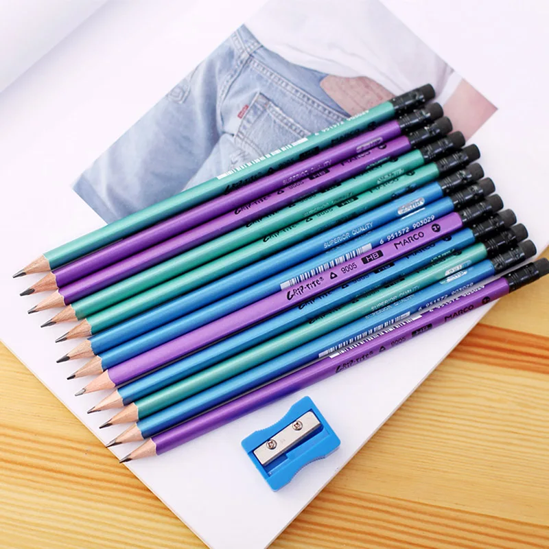 Фотокарандаш Marco 9005 треугольная подставка для ручек детская конструкция с легким