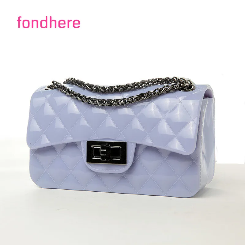 Fondhere модная трендовая женская сумка мессенджер через плечо Мини силиконовая