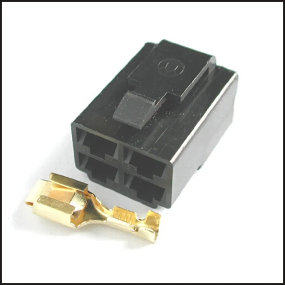 Мужской Разъем 4 контактный разъем соединительного терминала Вилки гнездо