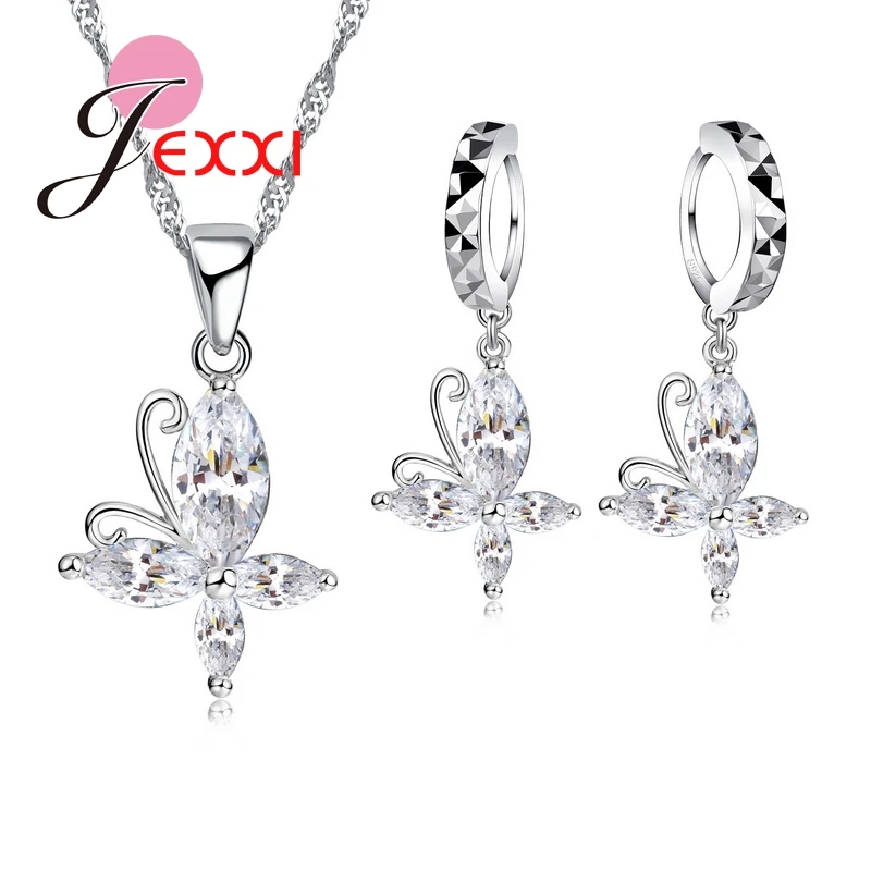 Женское колье из серебра 925 пробы с фианитом|accessories accessories|accessories weddingaccessories earrings |
