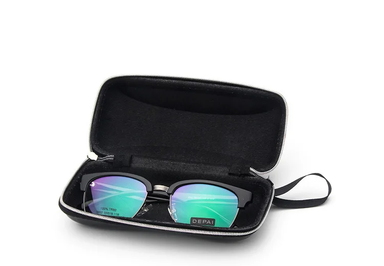 Новинка 2016 лидер продаж чехол для солнцезащитных очков из ПУ волокна на молнии