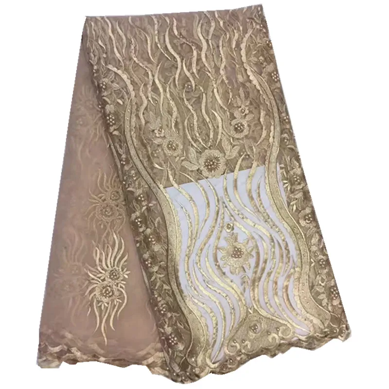 Африканский французский Кружево Ткань высокое качество 2017 Тюль Лидер продаж для