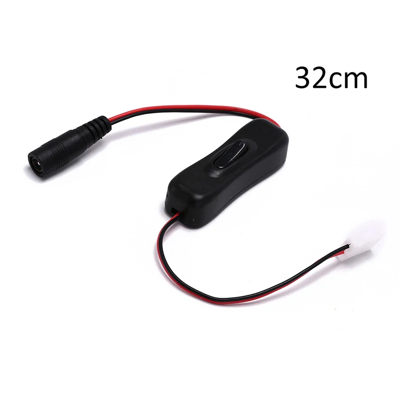 1 шт. DC 5 5x2 мм разъем Переключатель для детей возрастом от 12V 24V светодиодный