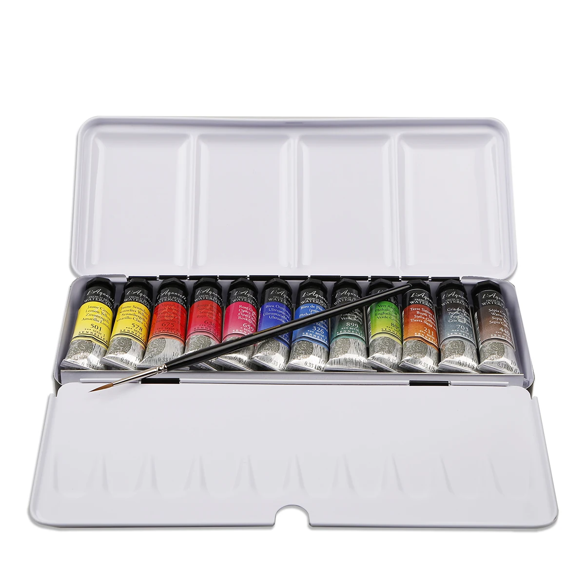 Набор акварельных красок SENNELIER Top Artist 8 цветов 10 мл|watercolor paint|watercolor paint colorswatercolor colors