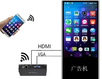 wifi wireless transmission multiple screen 5g dual frequency hdmi video projection miracast vertical screen advertising machine