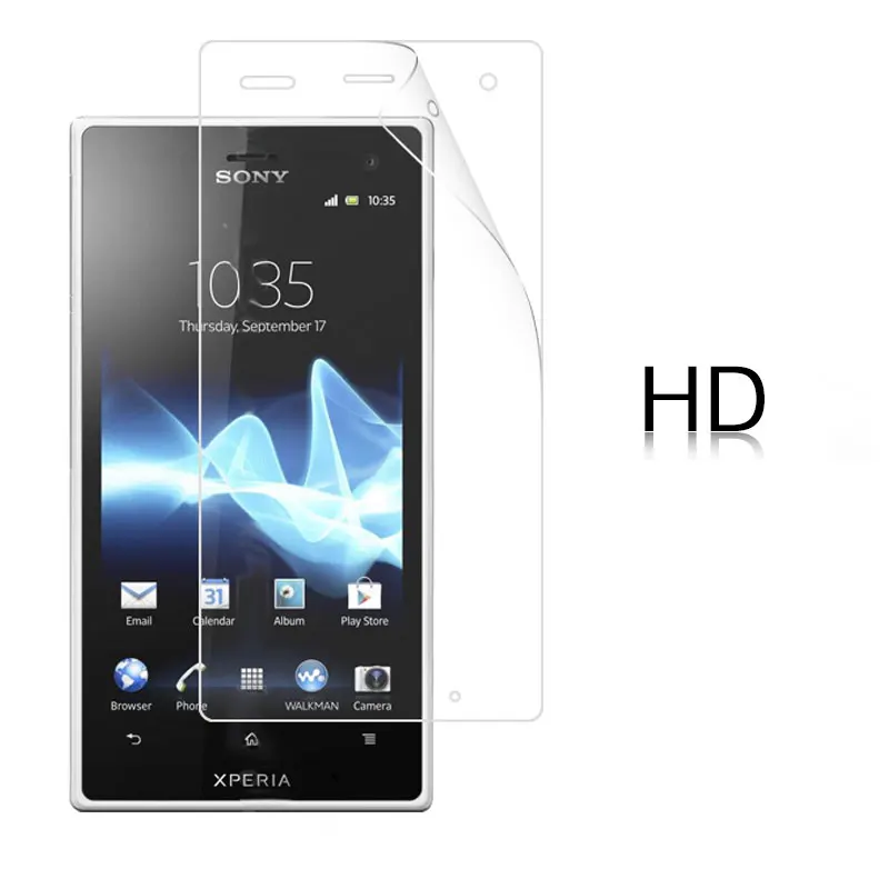 Антибликовая матовая защитная пленка для Sony Xperia S LT26W 4 3 в HD прозрачная глянцевая