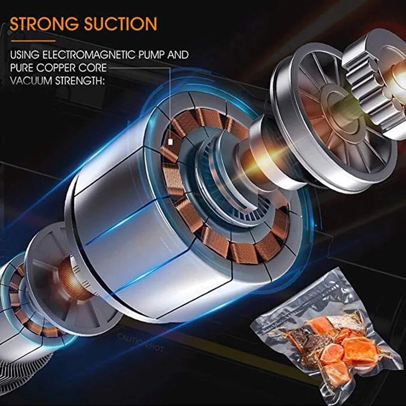 Автоматическая вакуумная упаковочная машина с резцом для сохранения свежести