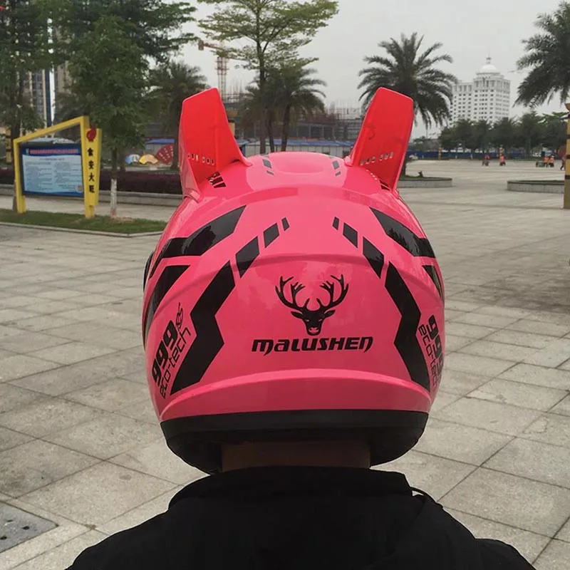 2018 розовый шлем мотоциклетный с полным лицом внедорожный Профессиональный