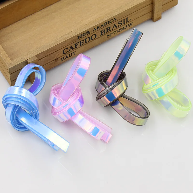 Плоский силиконовый шнур светоотражающий для украшений аксессуары ювелирных