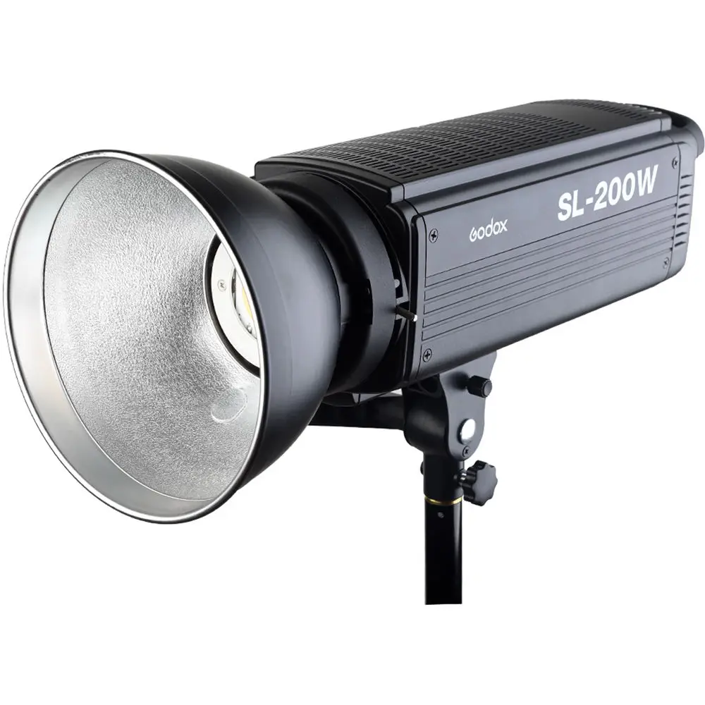 Godox SL-200W 200WS 5600K White Version LCD Panel LED Video Light Continuous Output Bowens Mount Studio | Электроника