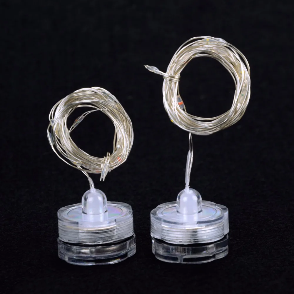 Foxanon LED string атмосфера ночник водонепроницаемый 2 м Свеча Освещение стола RGB DIY