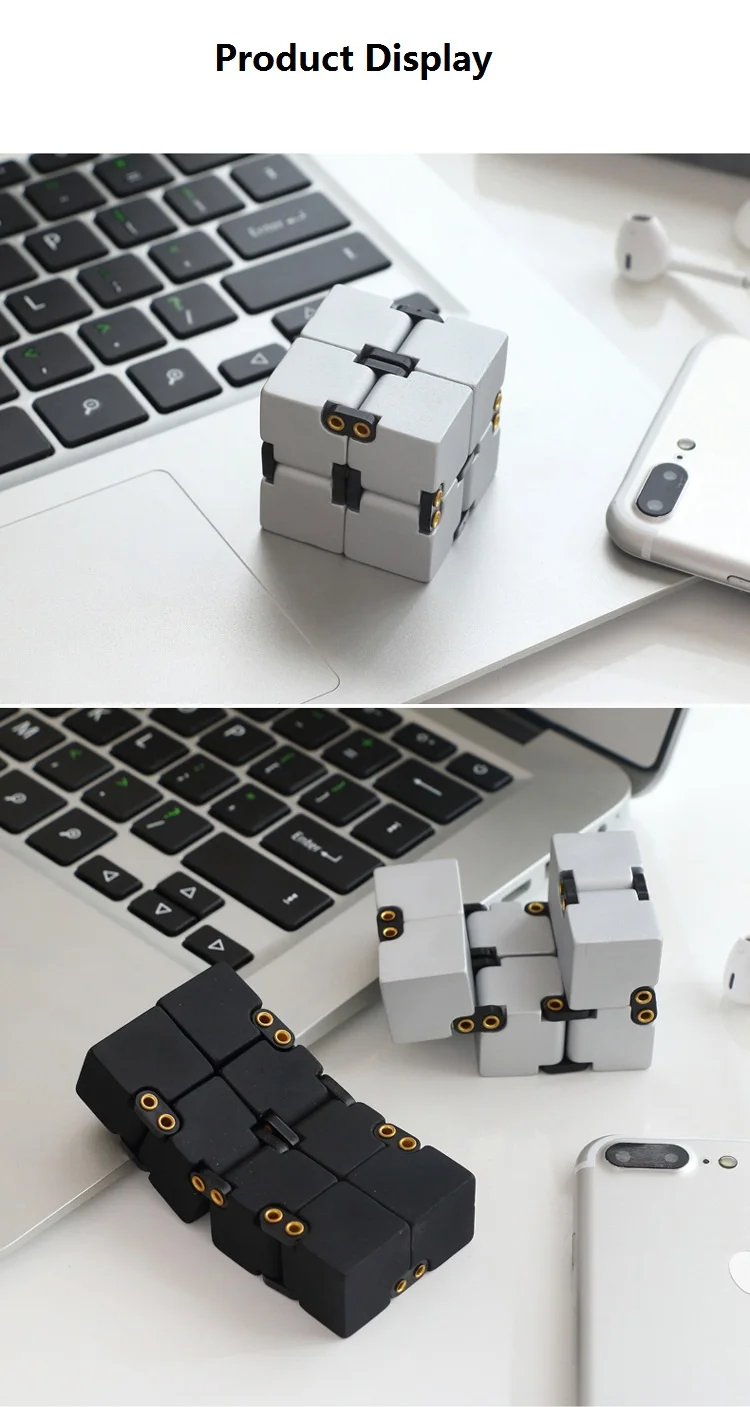 Сплав Бесконечность Cube высокое качество анти стресс Magic Finger блесны ручной двери игры игрушечные лошадки для взрослых СДВГ