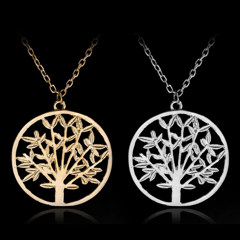 Freeshipping 12 шт. много Давным давно Ожерелье Дерево жизни Круглый Злая Королева