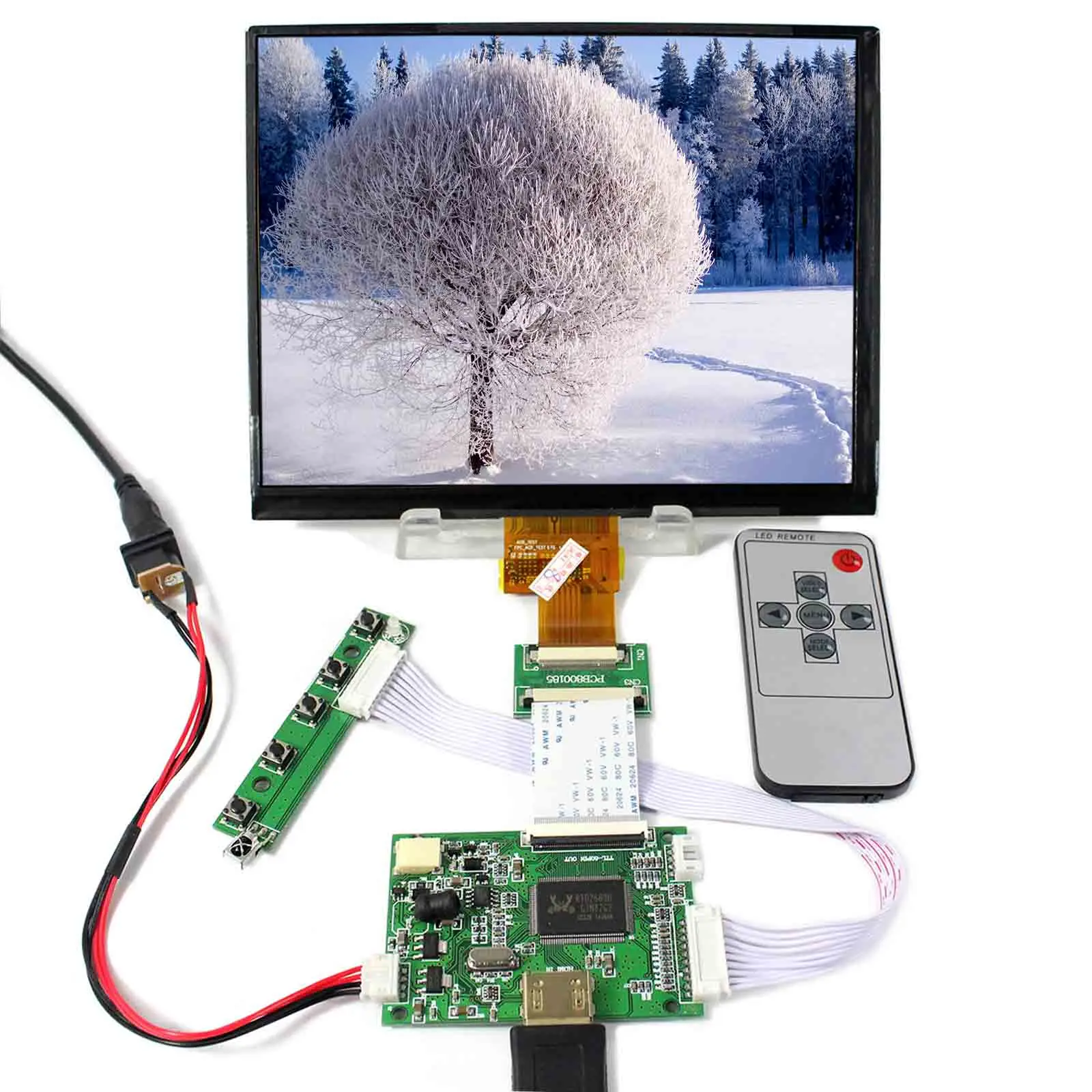 

8inch 1024X768 IPS LCD Screen HJ080IA HD MI LCD Controller Board