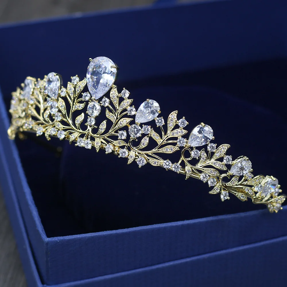 Фирменные высококачественные аксессуары для волос Red Trees свадебная Роскошная