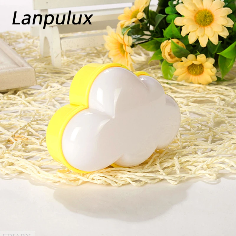 Lanpulux 3D облачная прикроватная лампа с датчиком управления теплые белые ночные
