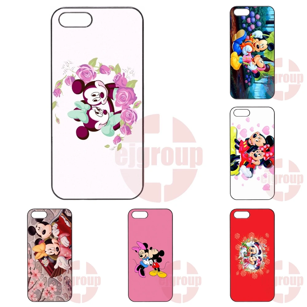 Микки Минни Маус для Samsung Galaxy S2 S3 S4 S5 S6 S7 Edge Mini Active Ace Ace2 Ace3 Ace4 пластиковая крышка