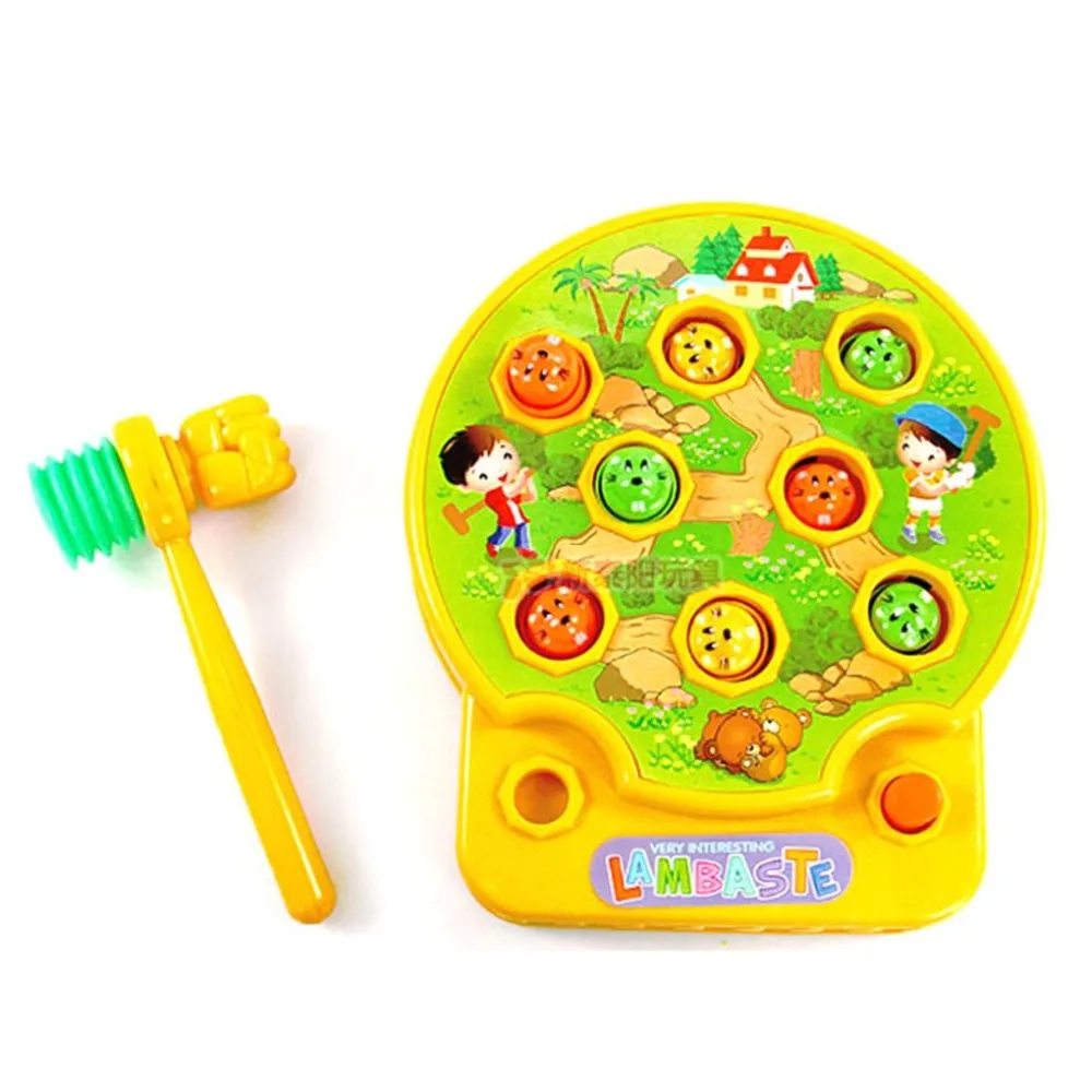 Lovely Baby Whac-A-Mole Электрический музыкальный играющий хомяк игровой автомат для карманного мола электронная пластиковая детская игровая игрушка#31