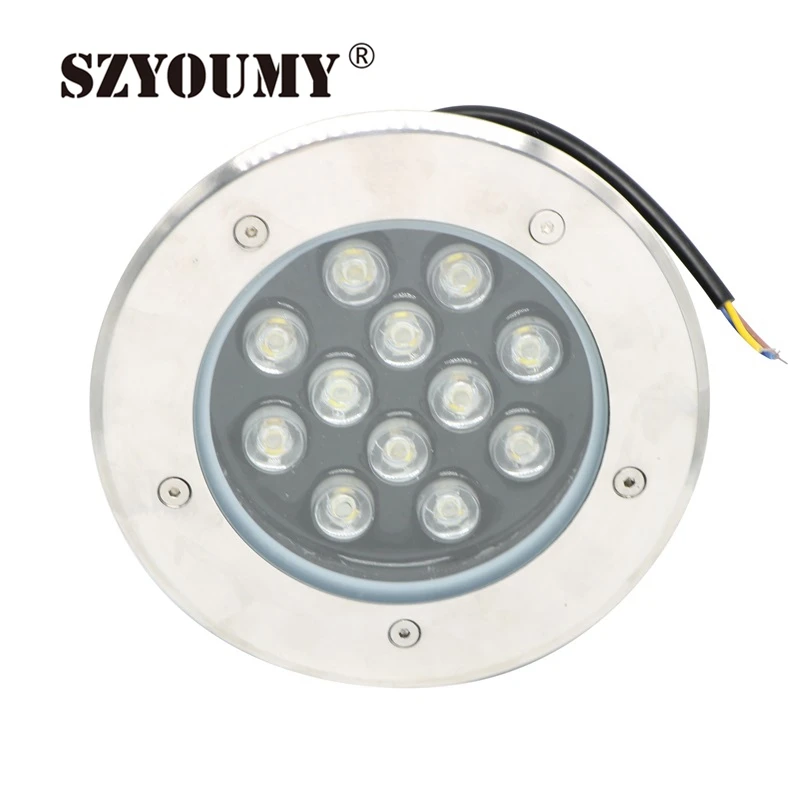 Светодиодная подземная лампа SZYOUMY 20 шт. бесплатная доставка 12 Вт светодиодное
