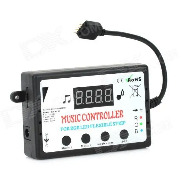 Светодиодный контроллер для музыки ZnDiy гибкий светодиодный RGB 12 В|control|control lancontrol