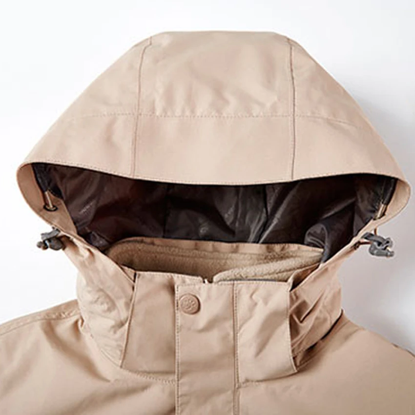 Новинка женская зимняя теплая флисовая куртка 3 в 1 2 предмета термо ветровка для