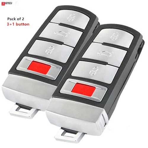 Запасной пульт дистанционного управления Keyecu для Volkswagen Passat 2006 2007 2008 2009 2010 2 шт./лот
