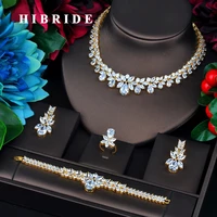 hibride new luxury design gold color bridal dubai jewelry sets for women wedding accessories party gifts n 736