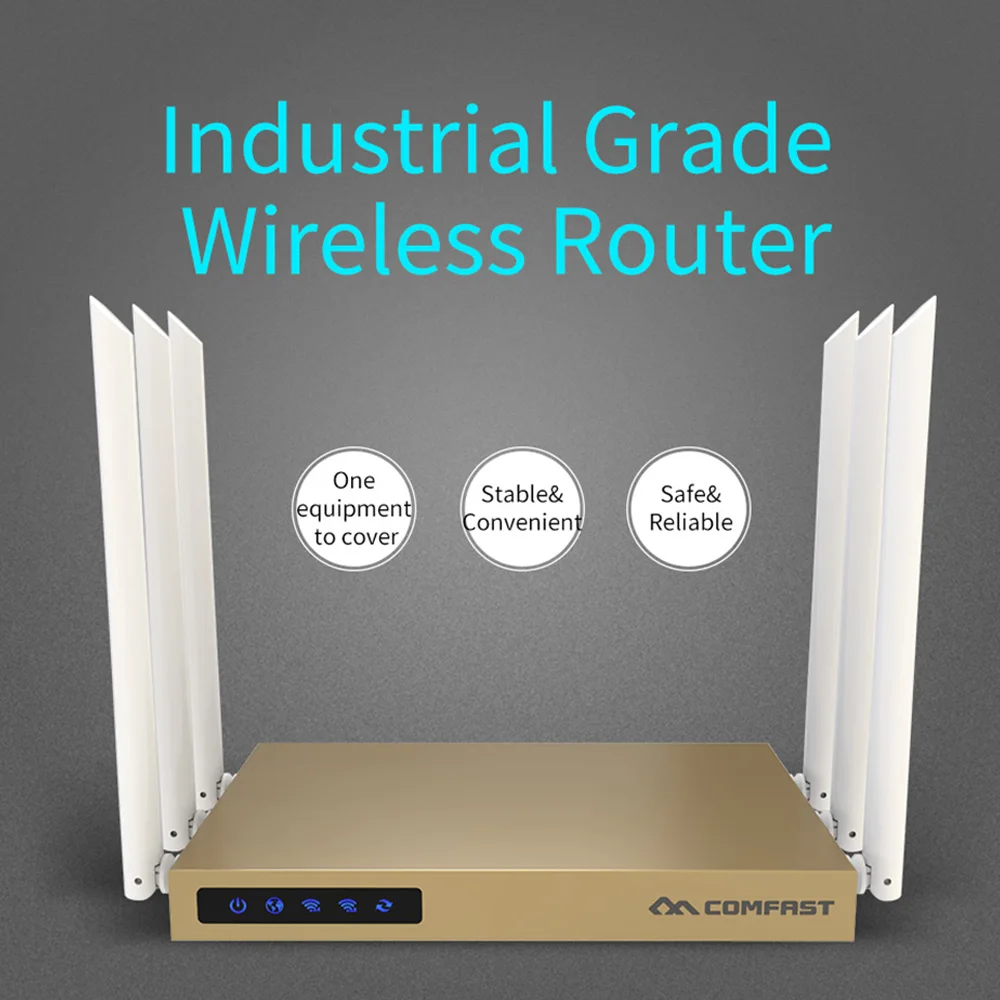 Беспроводной смарт роутер Wi Fi ретранслятор внешний 6*6 дБи антенна бесшовный