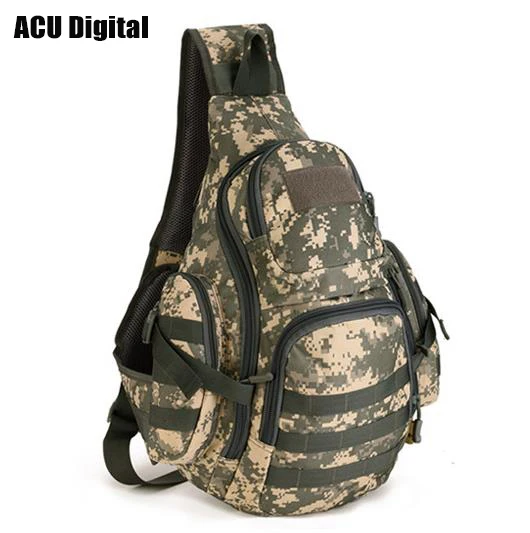 ACU Digital 20-35L тактическая сумка-слинг, Водонепроницаемая спортивная сумка на плечо, тактические военные рюкзаки, рюкзаки для кемпинга, походов на открытом воздухе, Мужская нагрудная сумка - Цвет: ACU Digital
