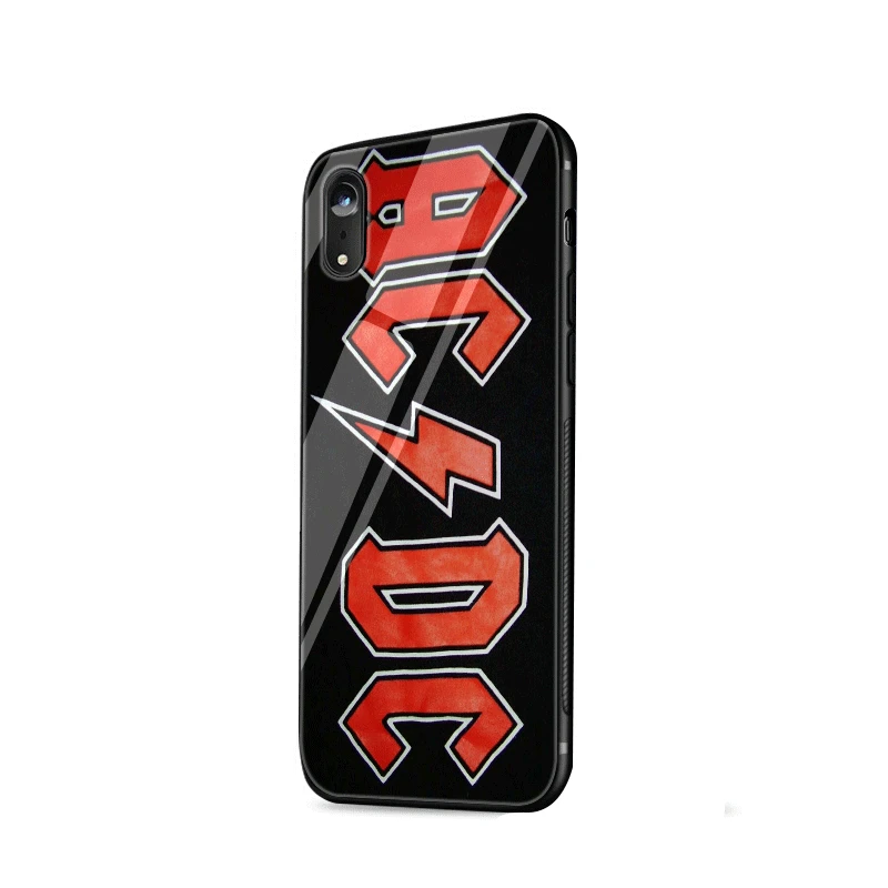 Ac Dc черный лед тяжелый металл музыка ТПУ чехол для iPhone 11 Pro XR X XS Max 5 5S 6 6s 7 8 Plus Защита