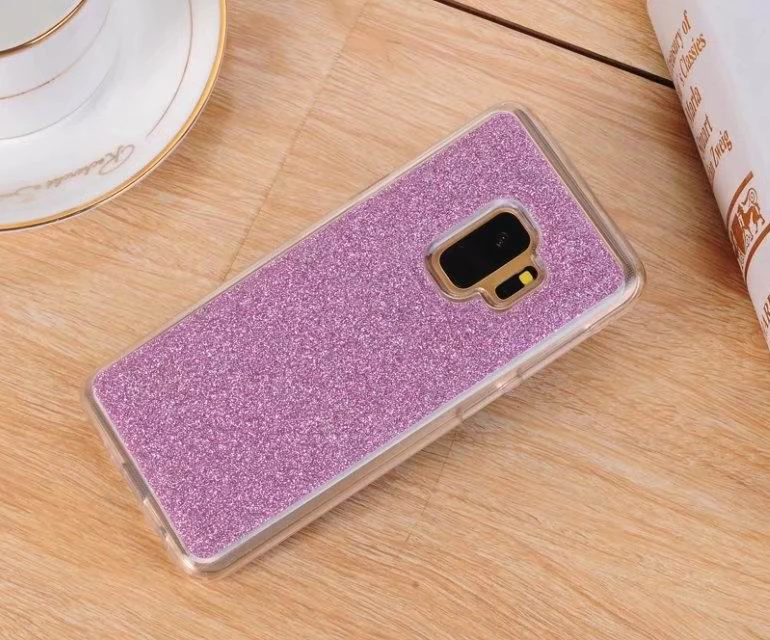 Стильный блестящий кожаный чехол-кошелек со стразами для samsung galaxy Note8 S9 S8 Plus S7 Edge