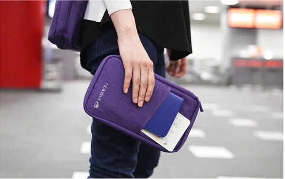 

Travel Passport Multi-function Wallet Storage Document Bag Mobile Phone Case Phone Bag