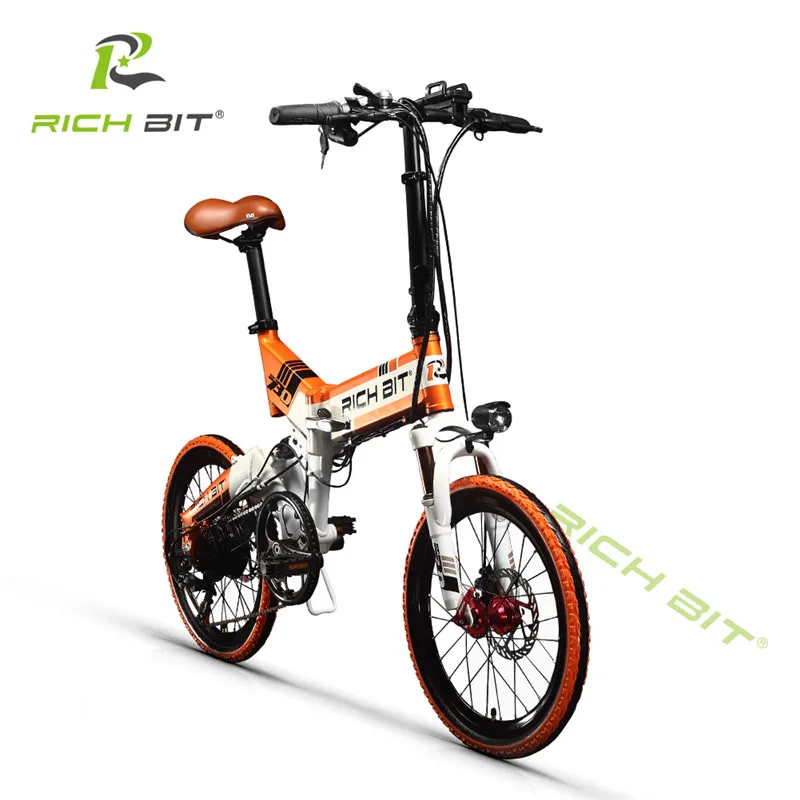 Горный электровелосипед RichBit 48 в 8 Ач складной электрический велосипед со скрытой