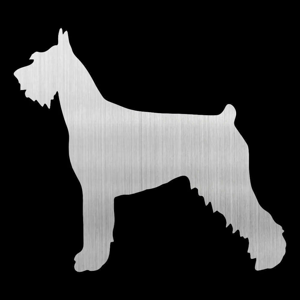 Tancredy 2nd половинная цена гигантские Schnauzer автомобильные наклейки с собаками и на
