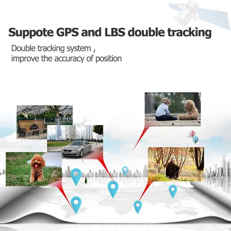 Мини GPS трекер Автомобильный мотоцикл GSM локатор дистанционное управление с