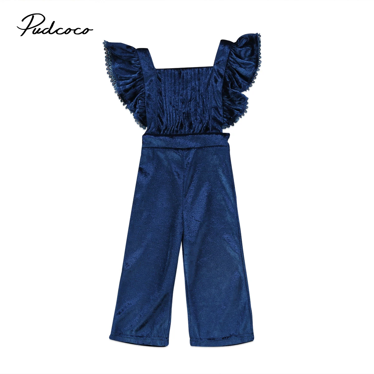 Милый модный вельветовый комбинезон без рукавов для маленьких девочек с