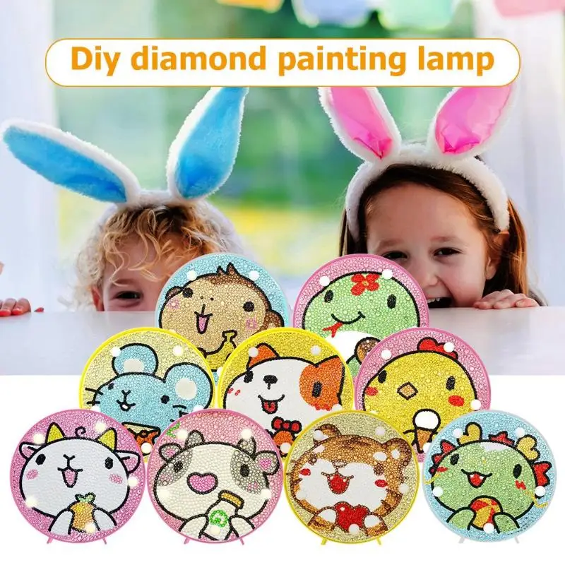 Мультфильм DIY Алмазная картина свет Вышивка крестом полный дрель мультфильм