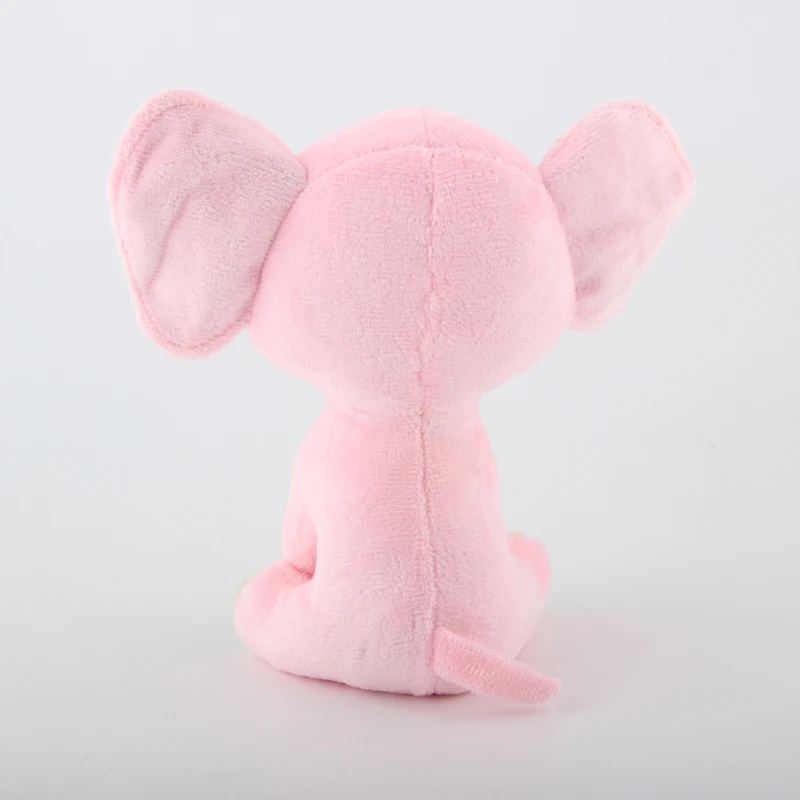 Ty Beanie Boos Новый розовый слон с зелеными ушками плюшевые куклы игрушечные лошадки