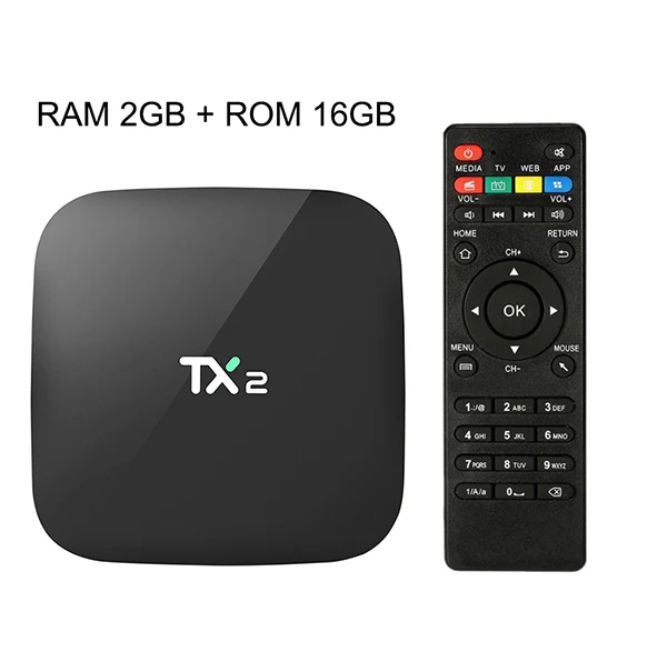 RAM 2GB ROM 16GB TX2 R2 Android ТВ контейнер под элемент питания 2 Гб оперативной памяти, 16 Гб встроенной памяти, Bluetooth 2,1 4 к 60tps 2,4 ГГц Wi-Fi 4 ядра Media Player IP ТВ Android ТВ Декодер каналов кабельного телевидения PK X96 мини - Цвет: RAM 2GB ROM 16GB