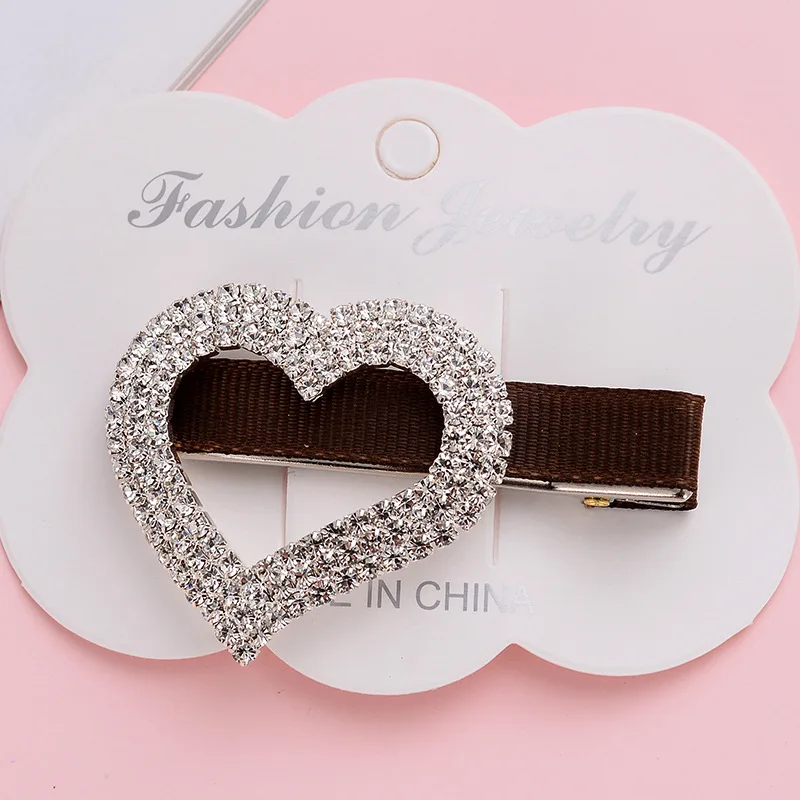

Hair Accessories Crystal Hair Clip Korean Luxury Temperament Popular Women Barrettes Hairgrips Hot Sale Girls 1PC Elegant