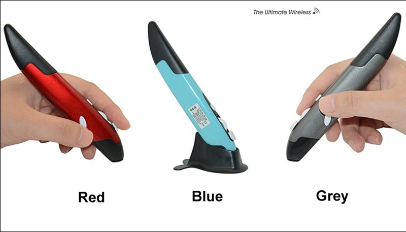 P PR-03 2,4 ГГц USB Беспроводная оптическая мини-Ручка мышь с 4 кнопками 1800 dpi эргономичные PPT Мыши для ПК Android, Apple ноутбук Настольный