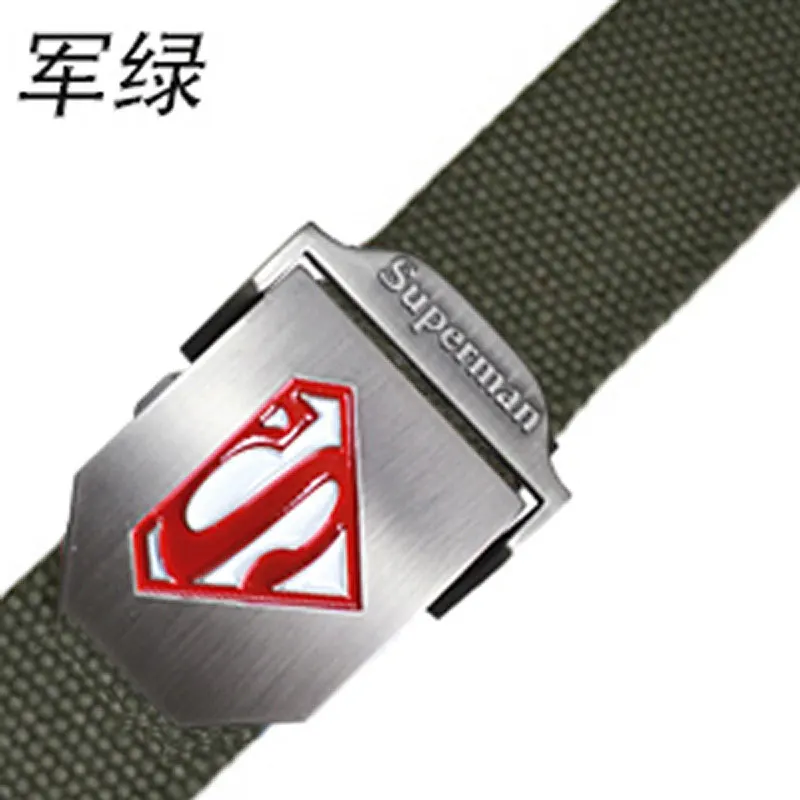 Style2 Army Мужской ремень, уплотненный холст, Нью-Йорк щит, ремни, военный пояс, армейский тактический ремень, высокое качество, ремень 110, 140 см, 10 цветов - Цвет: Style2 Army
