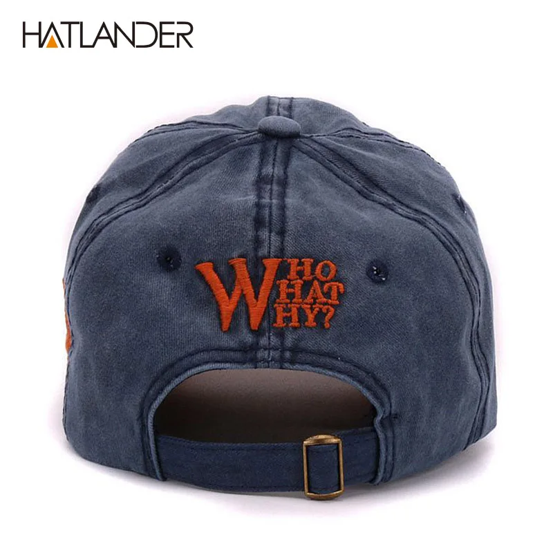 Hatlander, хлопковая бейсболка с буквой W, Ретро стиль, уличные спортивные кепки для женщин, bone gorras, изогнутые, облегающие, вымытые, винтажные, для папы, шапки для мужчин