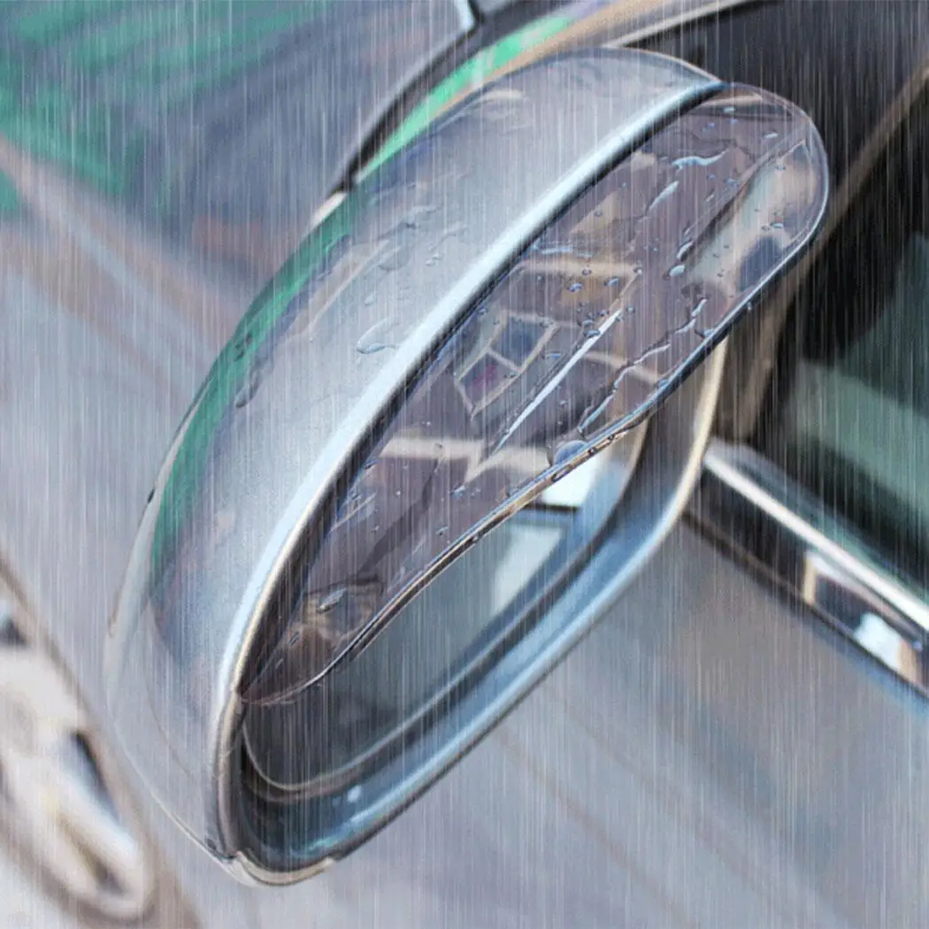 Новое Автомобильное зеркало заднего вида для дождя и бровей Гибкая пара (2 шт.)