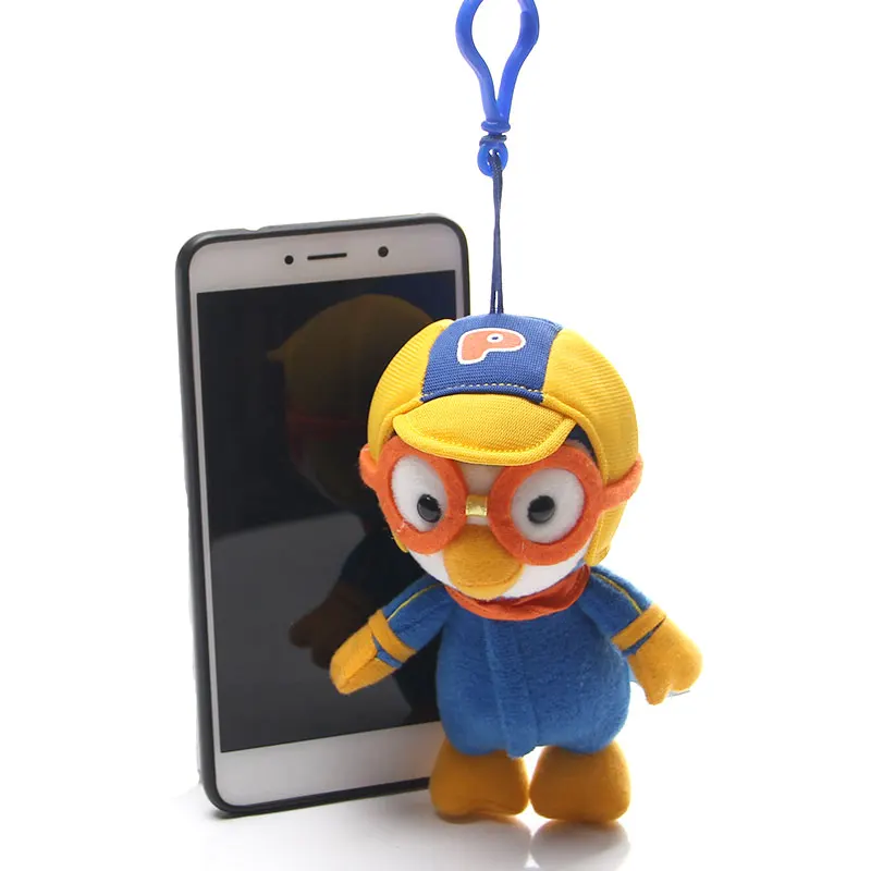 12cm Pororo 1 шт. 10 СМ Корея Пороро маленький пингвин плюшевые игрушки для брелка Пороро и его друзья плюшевые подвески мягкие игрушки куклы Подарки - Цвет: 12cm Pororo