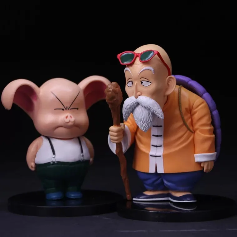 Anime Dragon Ball Z Action Figure Model Toy Goku PVC Master Roshi Oolong Pig DBZ Figurine Gifts for Children | Игрушки и хобби