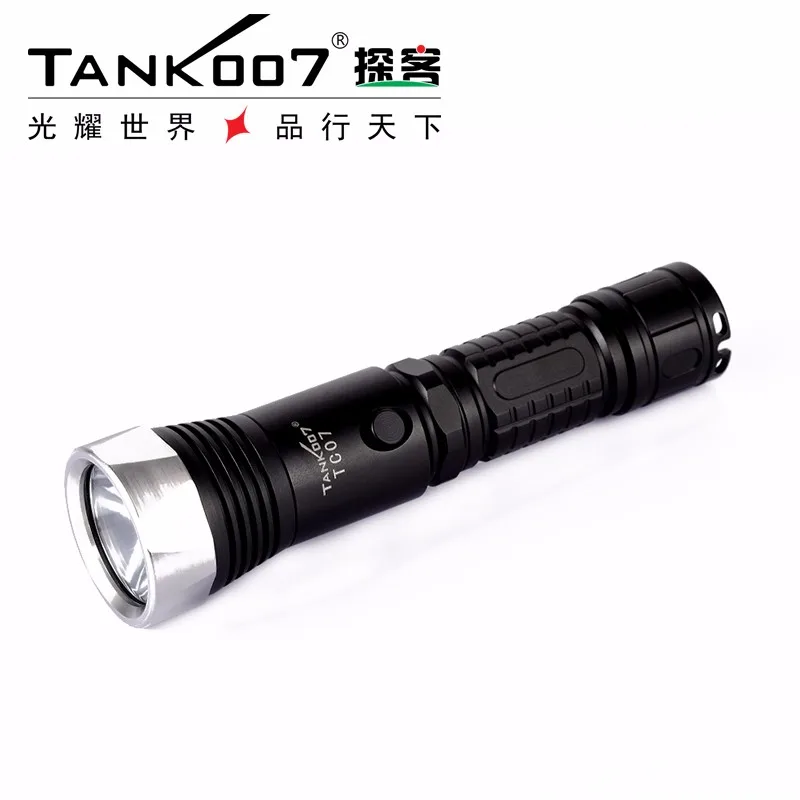 TANK007 TC07 5 Режимы CREE XM L U2 полиции самый мощный светодиодный фонарик 1*18650